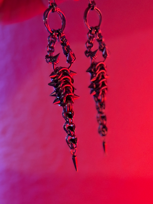 Steel Venom Earrings