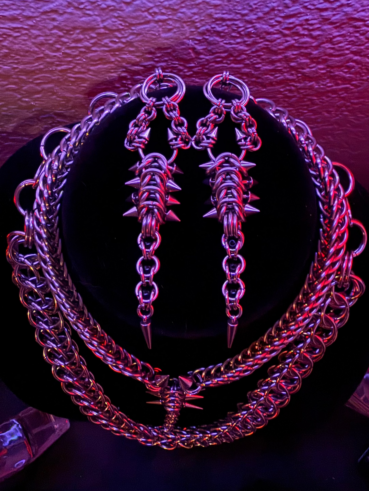 Steel Venom Earrings