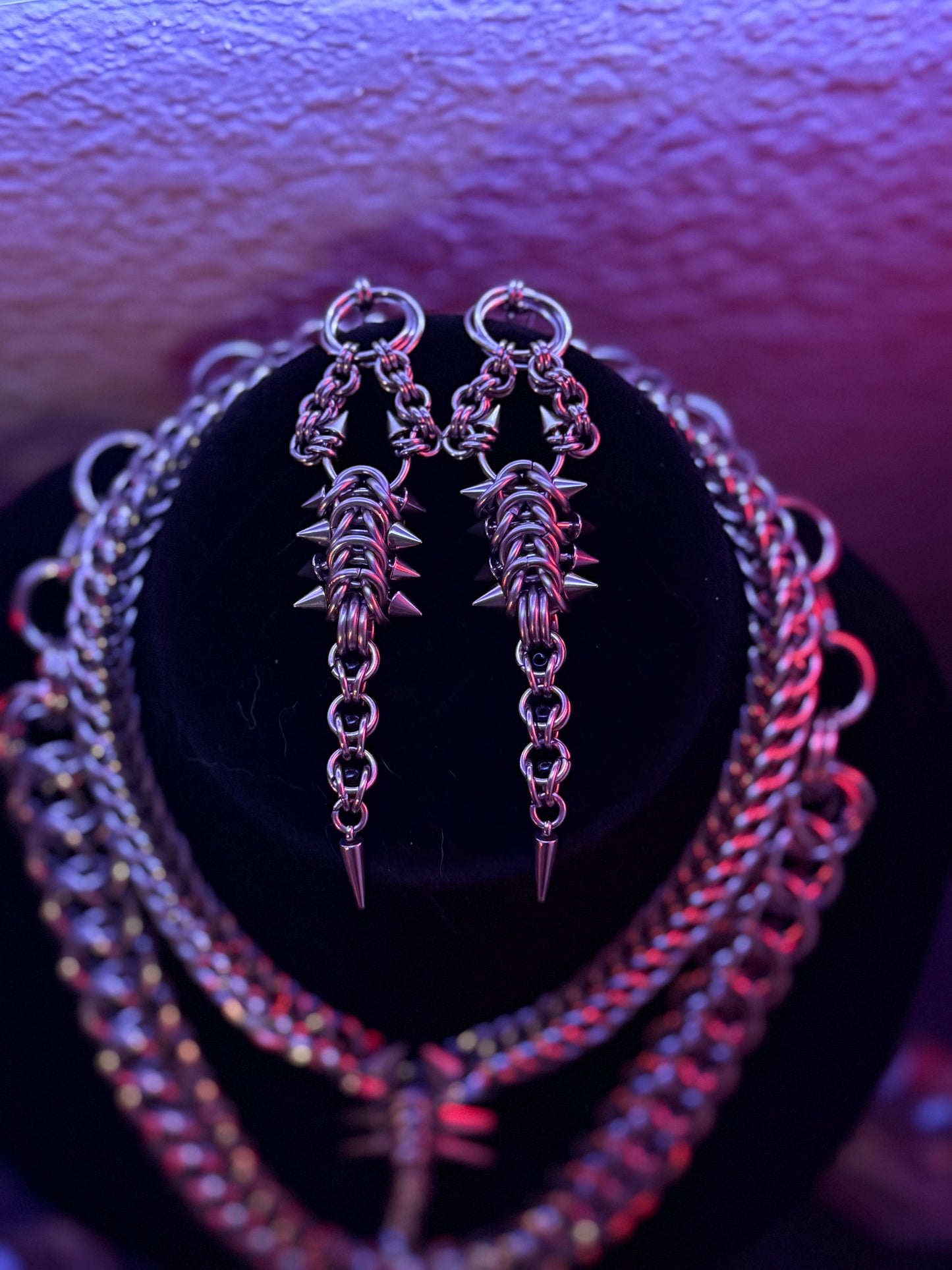 Steel Venom Earrings